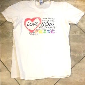 LIN MANUEL MIRANDA Love is love special edition tee, no longer available